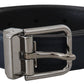 Dolce & Gabbana Elegant Blue Calf Leather Belt