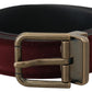 Dolce & Gabbana Elegant Leather Belt with Metal Buckle Closure