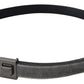 Dolce & Gabbana Elegant Silver Leather Designer Belt