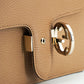 Gucci Elegant Beige Shoulder Bag with GG Snap