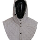 Dolce & Gabbana White Quilted Whole Head Wrap One Size Nylon Hat