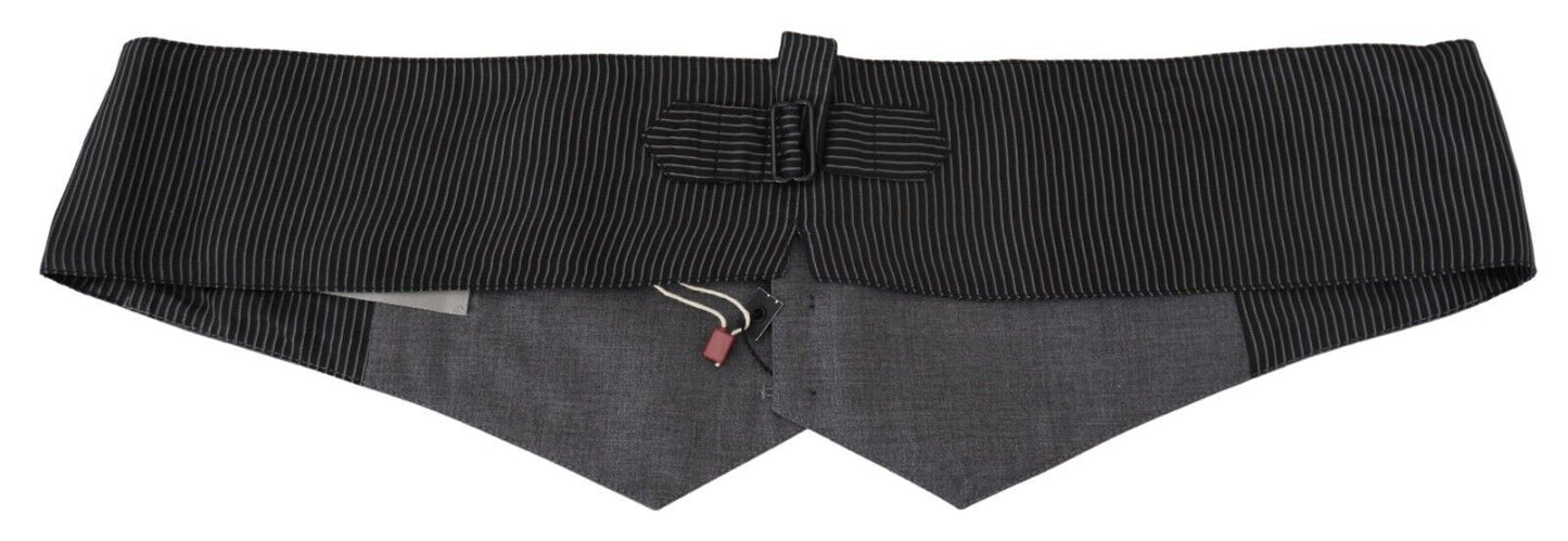 Dior Elegant Striped Silk Men's Cummerbund