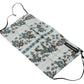 Dolce & Gabbana White Floral Cotton Pleated Elastic Ear Strap Face Mask