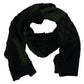 Dolce & Gabbana Black Green Knitted Men Neck Wrap Shawl Scarf