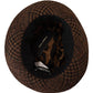 Dolce & Gabbana Elegant Brown Fedora Hat - Winter Chic Accessory