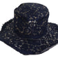 Dolce & Gabbana Elegant Wide Brim Blue Hat