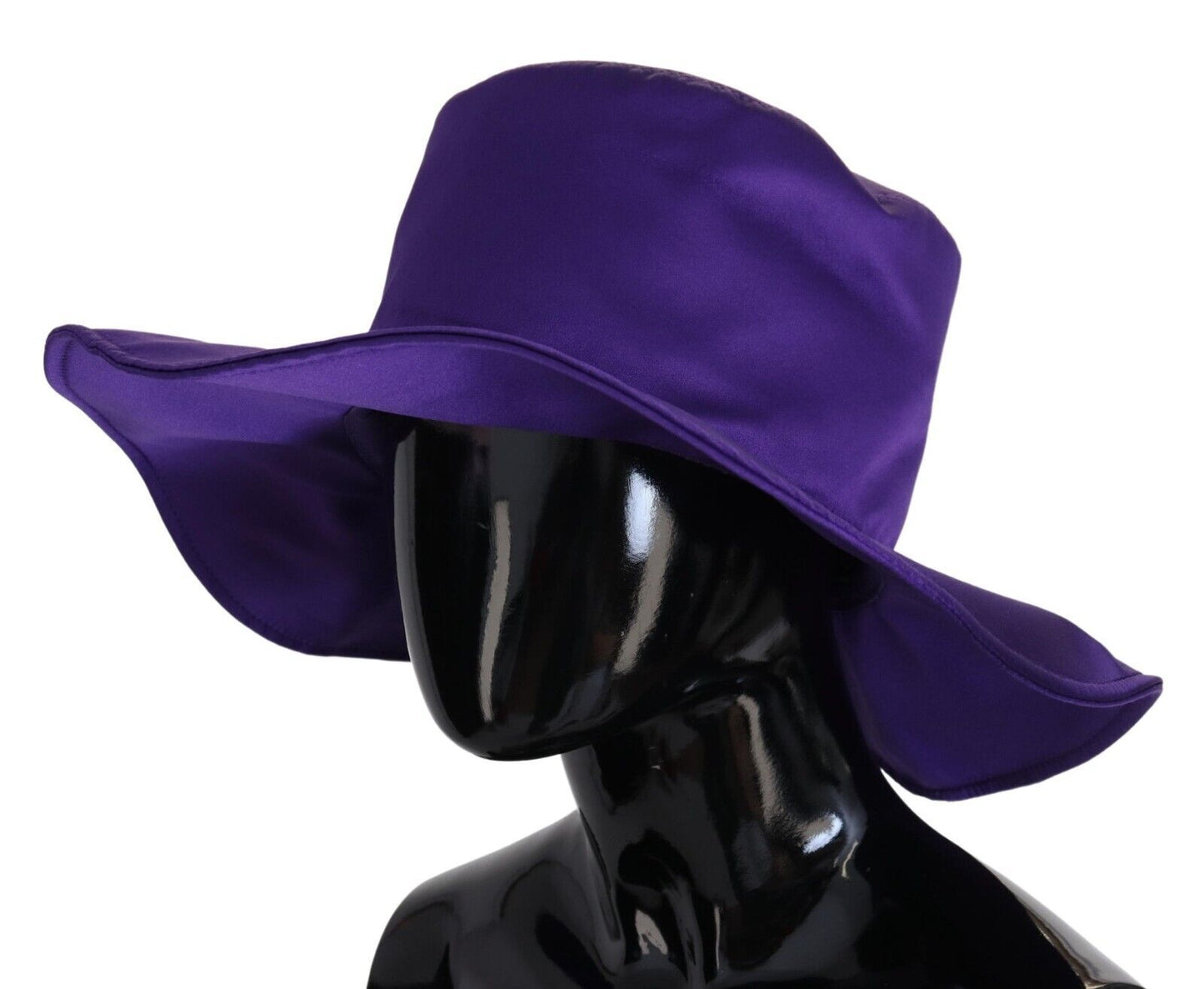 Dolce & Gabbana Elegant Purple Silk Top Hat