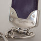 Dolce & Gabbana Multicolor Floral Appliques Metal Shoulder Strap