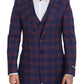 Dolce & Gabbana Elegant Purple Wool Blazer and Vest Set