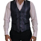 Dolce & Gabbana Multicolor Formal Dress Vest Luxury Blend