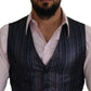 Dolce & Gabbana Multicolor Formal Dress Vest Luxury Blend