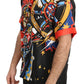 Dolce & Gabbana Multicolor Silk Casual Elegance Shirt