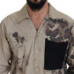 Dolce & Gabbana Beige Cotton Button-Down Casual Shirt