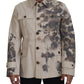 Dolce & Gabbana Elegant Beige Cotton Button-Down Shirt