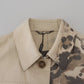 Dolce & Gabbana Elegant Beige Cotton Button-Down Shirt