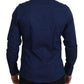 Dolce & Gabbana Elegant Blue Slim Fit Cotton Dress Shirt