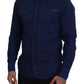 Dolce & Gabbana Elegant Blue Slim Fit Cotton Dress Shirt