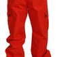 Dolce & Gabbana Elegant Red Cotton Blend Trousers