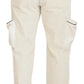 Dolce & Gabbana Elegant Off White Cotton Blend Pants