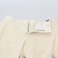 Dolce & Gabbana Elegant Off White Cotton Blend Pants