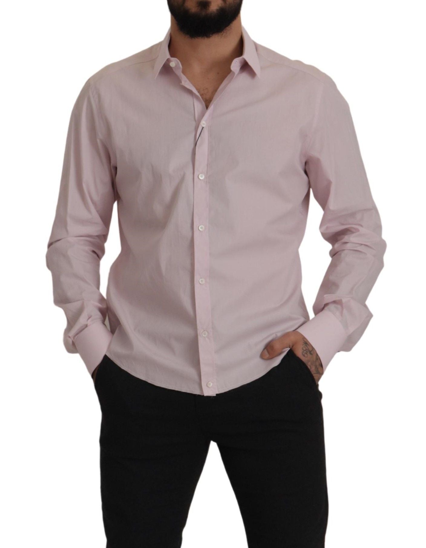 Dolce & Gabbana Elegant Slim Fit Cotton Dress Shirt