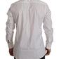 Dolce & Gabbana Elegant White Slim Fit Cotton Dress Shirt