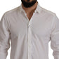 Dolce & Gabbana Elegant White Slim Fit Cotton Dress Shirt