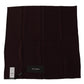 Dolce & Gabbana Brown Silk Blend Square Wrap Handkerchief Scarf