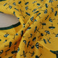 Dolce & Gabbana Yellow Printed DG Logo Square Mens Handkerchief Scarf
