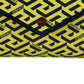 Versace Radiant Yellow Canvas-Leather Pouch Shoulder Bag