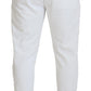 Dolce & Gabbana Elegant White Cotton Sweatpants