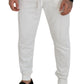 Dolce & Gabbana Elegant White Cotton Sweatpants