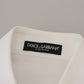 Dolce & Gabbana Elegant White Cotton Polo Top