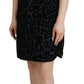 Dolce & Gabbana Elegant Leopard Pattern Mini Shift Dress