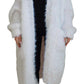 Dolce & Gabbana Elegant White Long Sleeve Cardigan Jacket