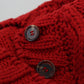 Dolce & Gabbana Elegant Red Virgin Wool Cardigan