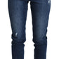 Dolce & Gabbana Elegant Dark Blue Denim Pants