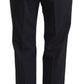 Dolce & Gabbana Chic Grey Wool Blend Pants for Elevated Style