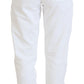 Dolce & Gabbana Elegant White Cotton Trousers