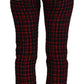 Dolce & Gabbana Elevated Elegance Checkered Back Denim Pants