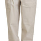 Dolce & Gabbana Elegant Beige Cotton Trousers