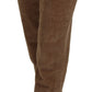 Dolce & Gabbana Elegant Brown Corduroy Pants for Sophisticated Style