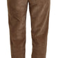 Dolce & Gabbana Elegant Brown Corduroy Pants for Sophisticated Style