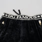 Dolce & Gabbana Elegant Velvet Pants - Timeless Black Luxury