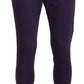 BENCIVENGA Elegant Purple Cotton Trousers