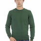 Baldinini Trend Green Cotton Men Sweater