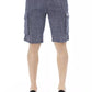 Baldinini Trend Blue Cotton Men's Cargo Short