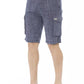 Baldinini Trend Blue Cotton Men's Cargo Short