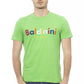 Baldinini Trend Green Cotton Men T-Shirt