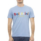 Baldinini Trend Light Blue Cotton Men T-Shirt